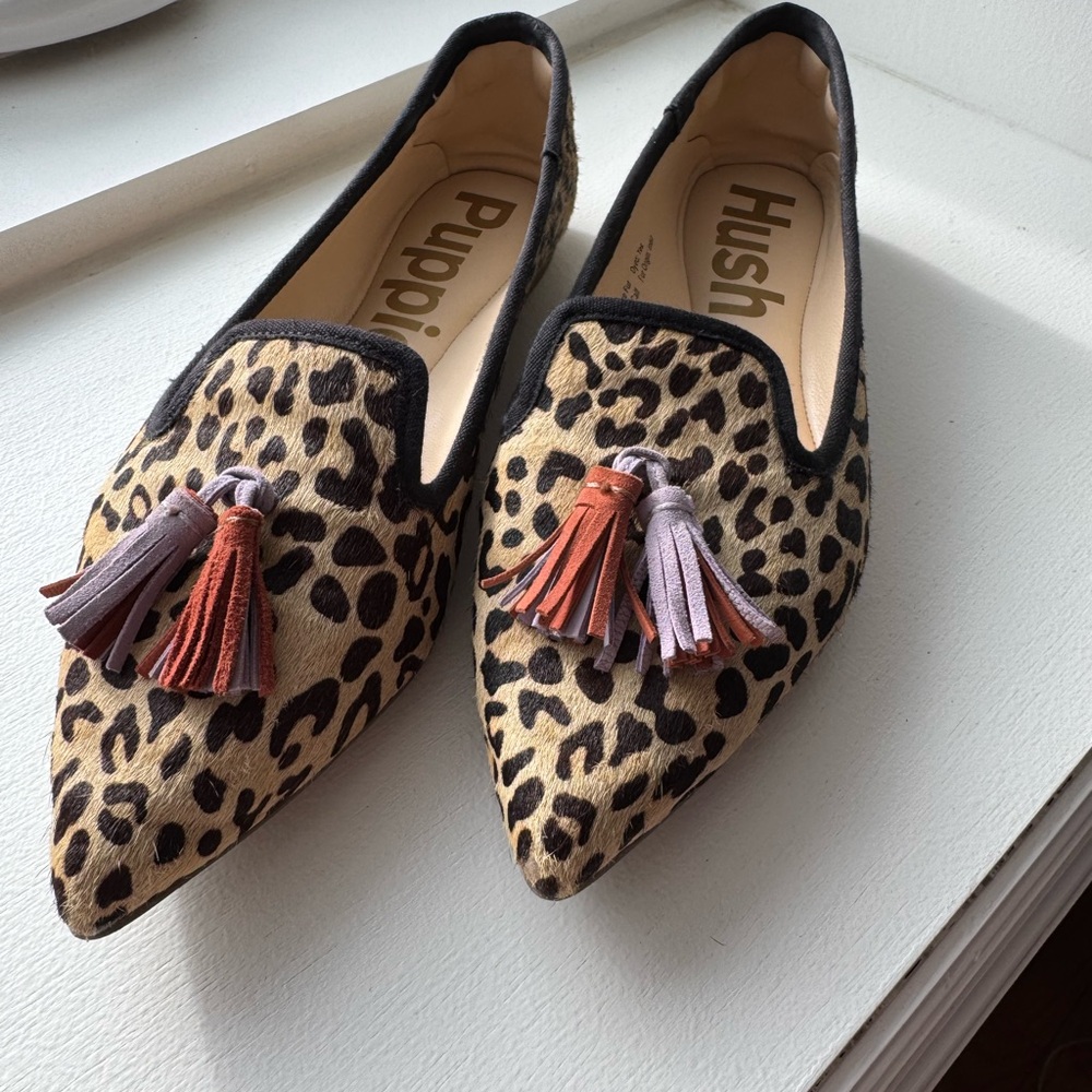 Hush Puppies Leopard Print Flats